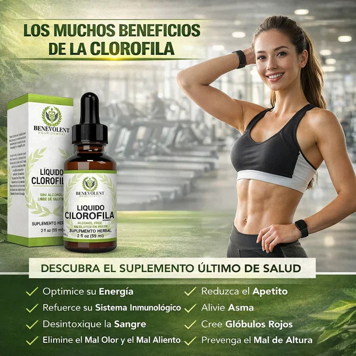 Clorofila Benevolent 60 ML | đ§ El detox que tu cuerpo pide a gritos
