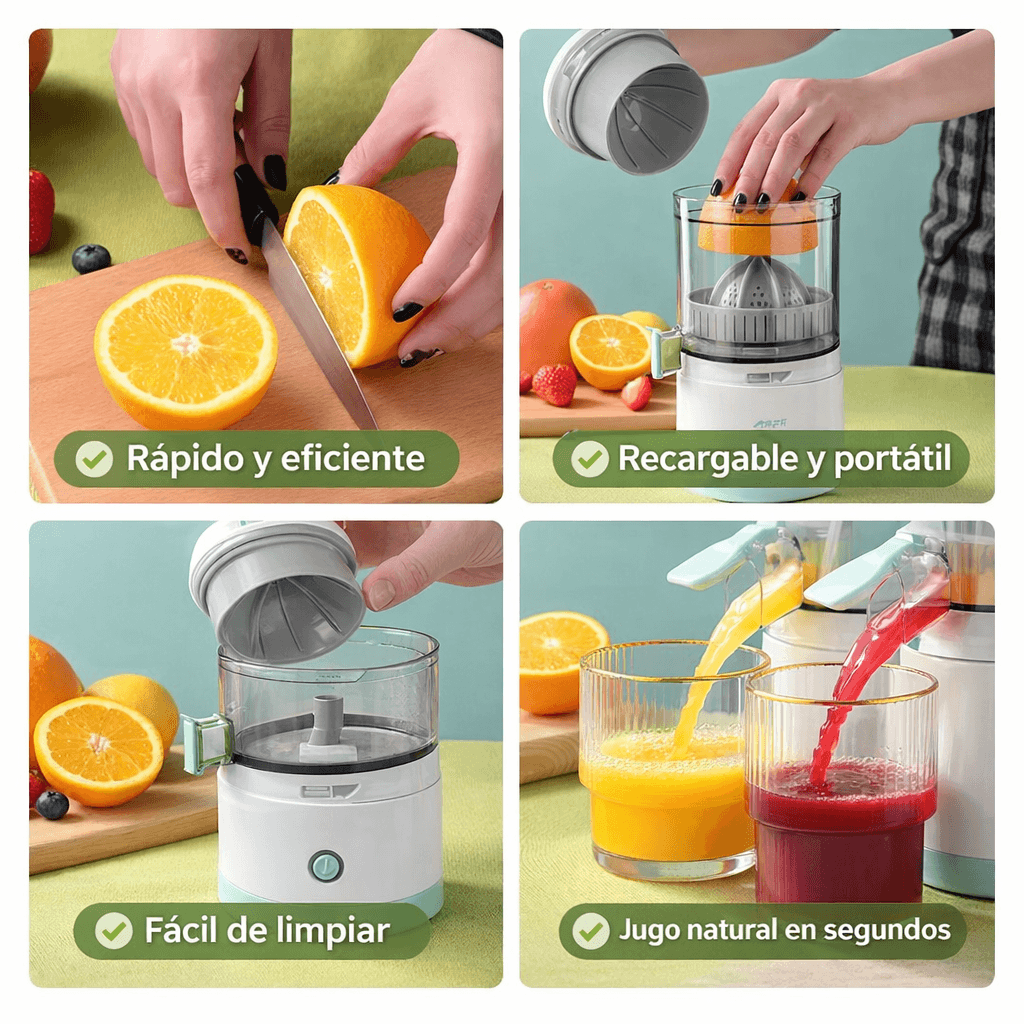 El exprimidor inalámbrico que reemplaza a tu licuadora ruidosa