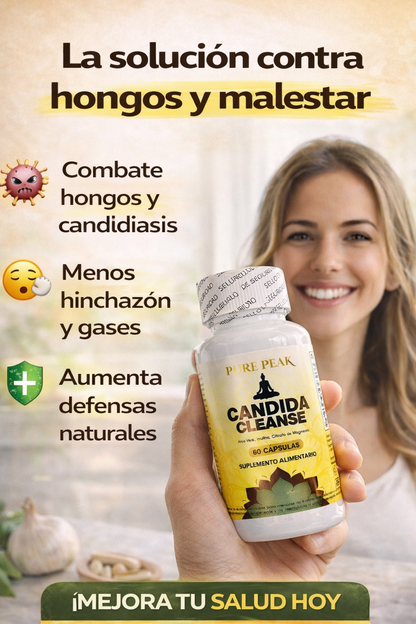 🔥 Candida Cleanse Original – Reduce la Hinchazón y Limpia tu Intestino