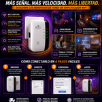 📶 WIFI REPETIDOR – AMPLIFICADOR DE SEÑAL + ENVIO GRATIS 🚚