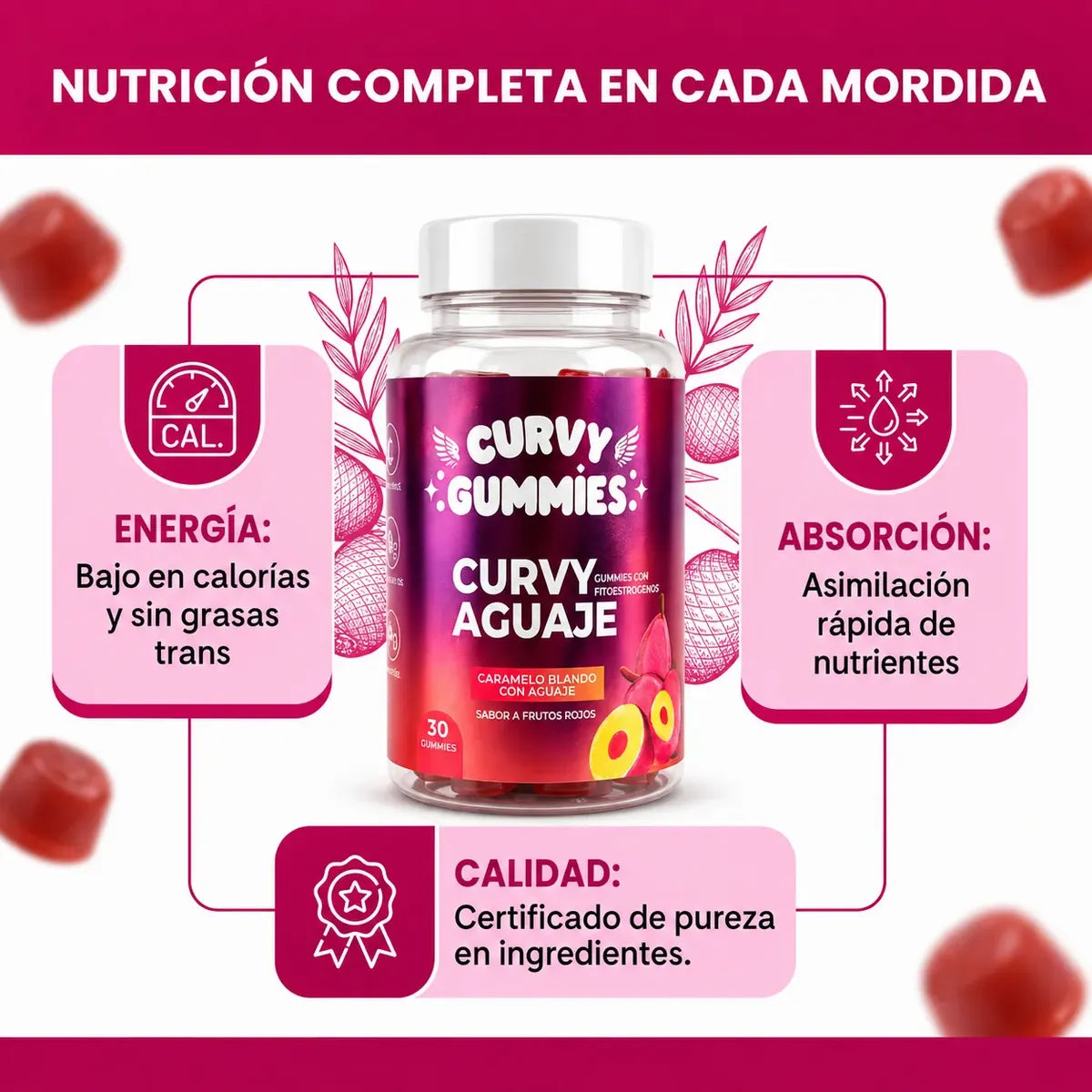 Curvy Gummies Aguaje