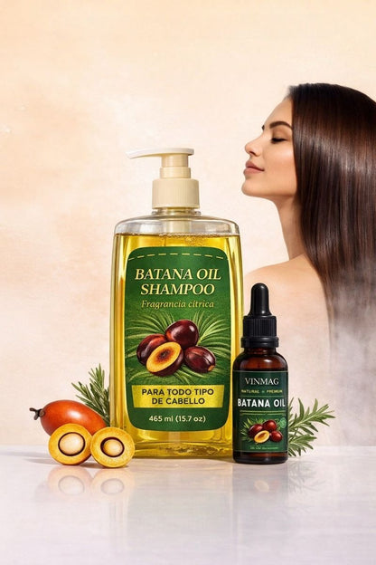 💆🏻‍♀️¡NUEVO! SHAMPOO Y ACEITE DE BATANA/ TRATAMIENTO CAPILAR🔥 - primebox