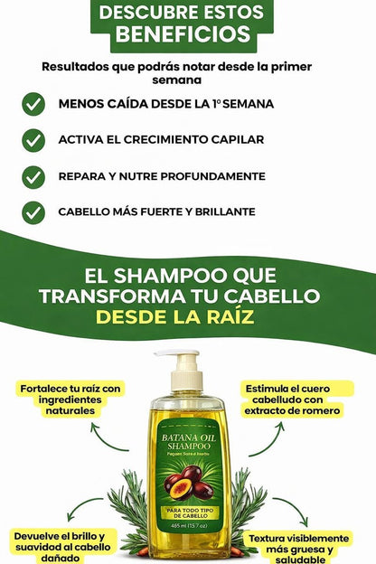 💆🏻‍♀️¡NUEVO! SHAMPOO Y ACEITE DE BATANA/ TRATAMIENTO CAPILAR🔥 - primebox