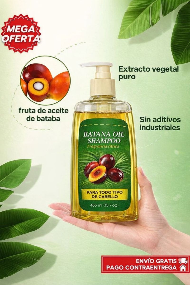 💆🏻‍♀️¡NUEVO! SHAMPOO Y ACEITE DE BATANA/ TRATAMIENTO CAPILAR🔥 - primebox