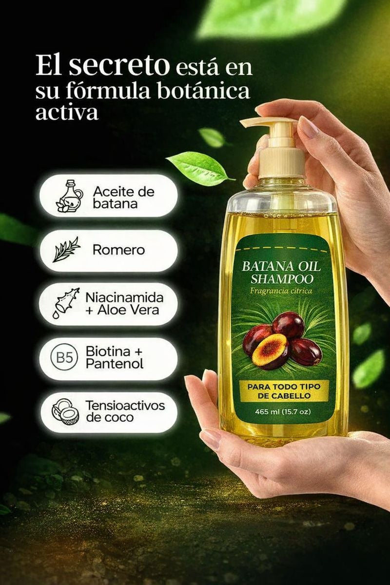 💆🏻‍♀️¡NUEVO! SHAMPOO Y ACEITE DE BATANA/ TRATAMIENTO CAPILAR🔥 - primebox